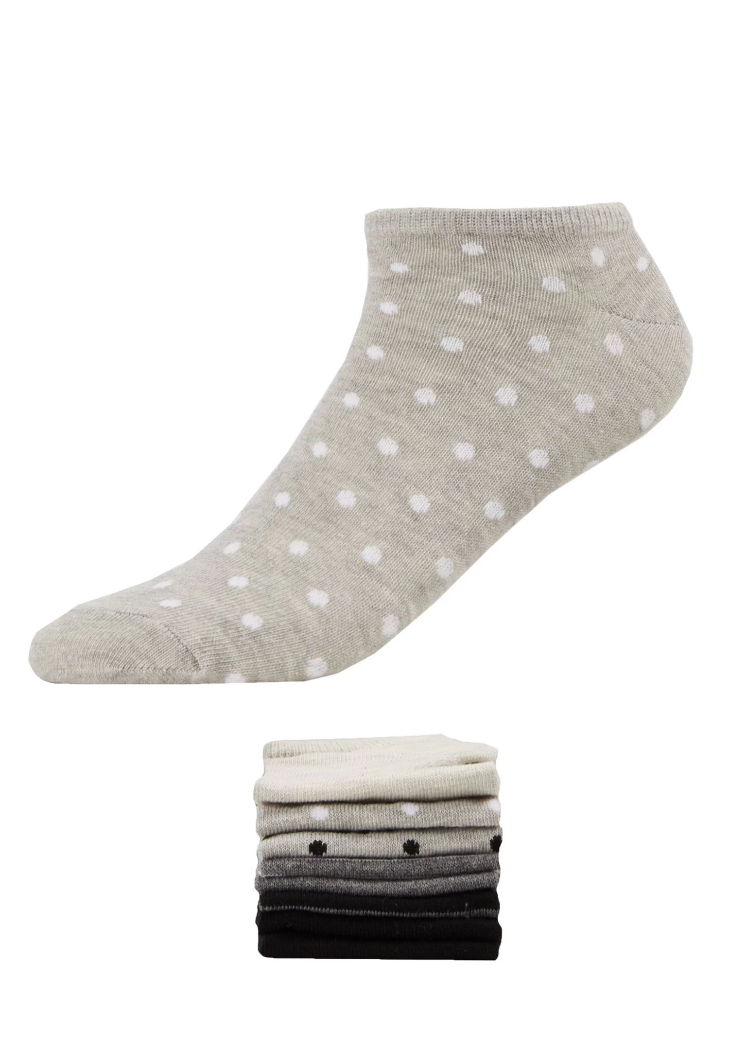Anna Field 8Pp Spot Stripe - Chaussettes - Grey â Image 2