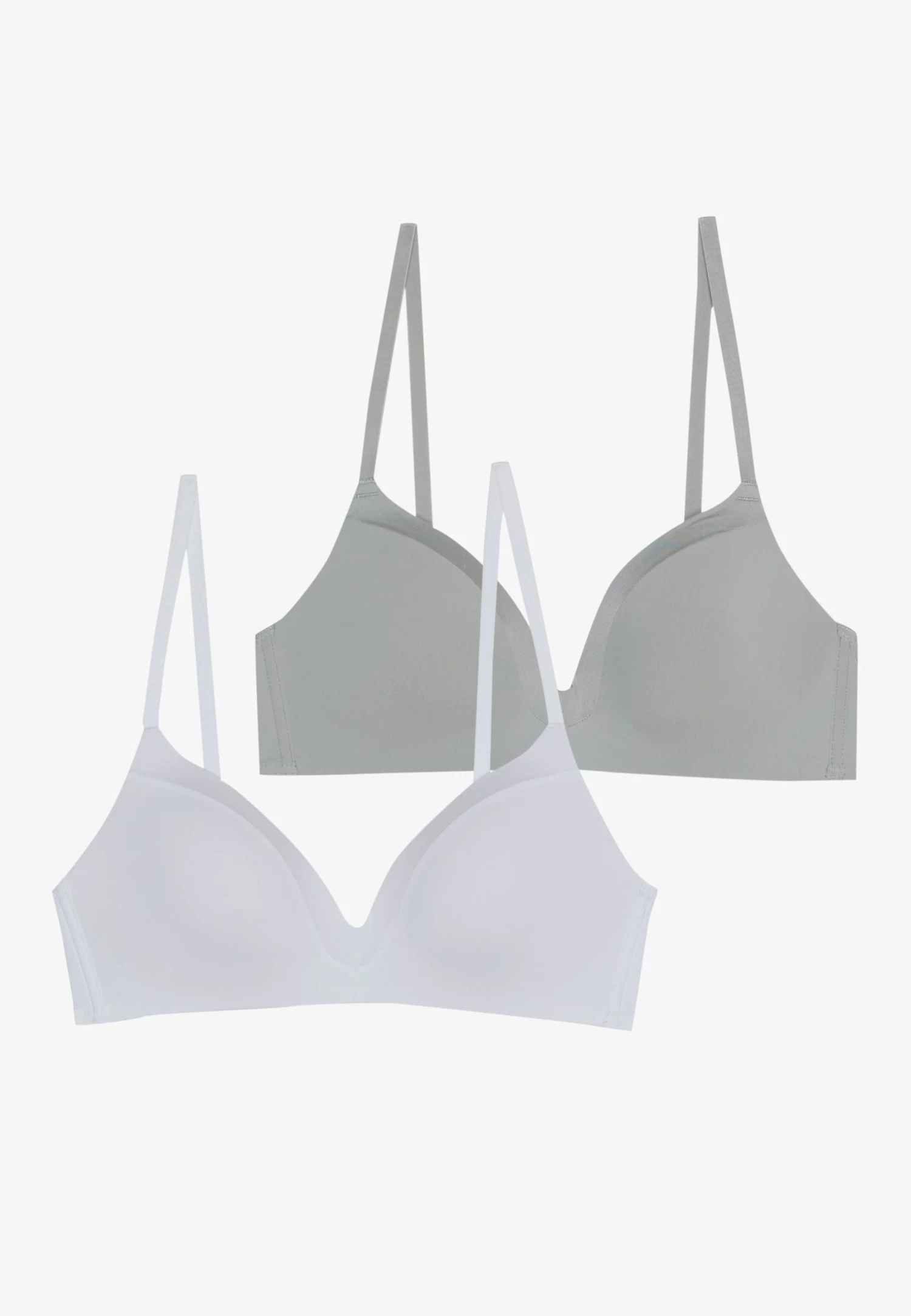 Anna Field 2 Pack - Soutien-Gorge Invisible - White/Grey – Image 4