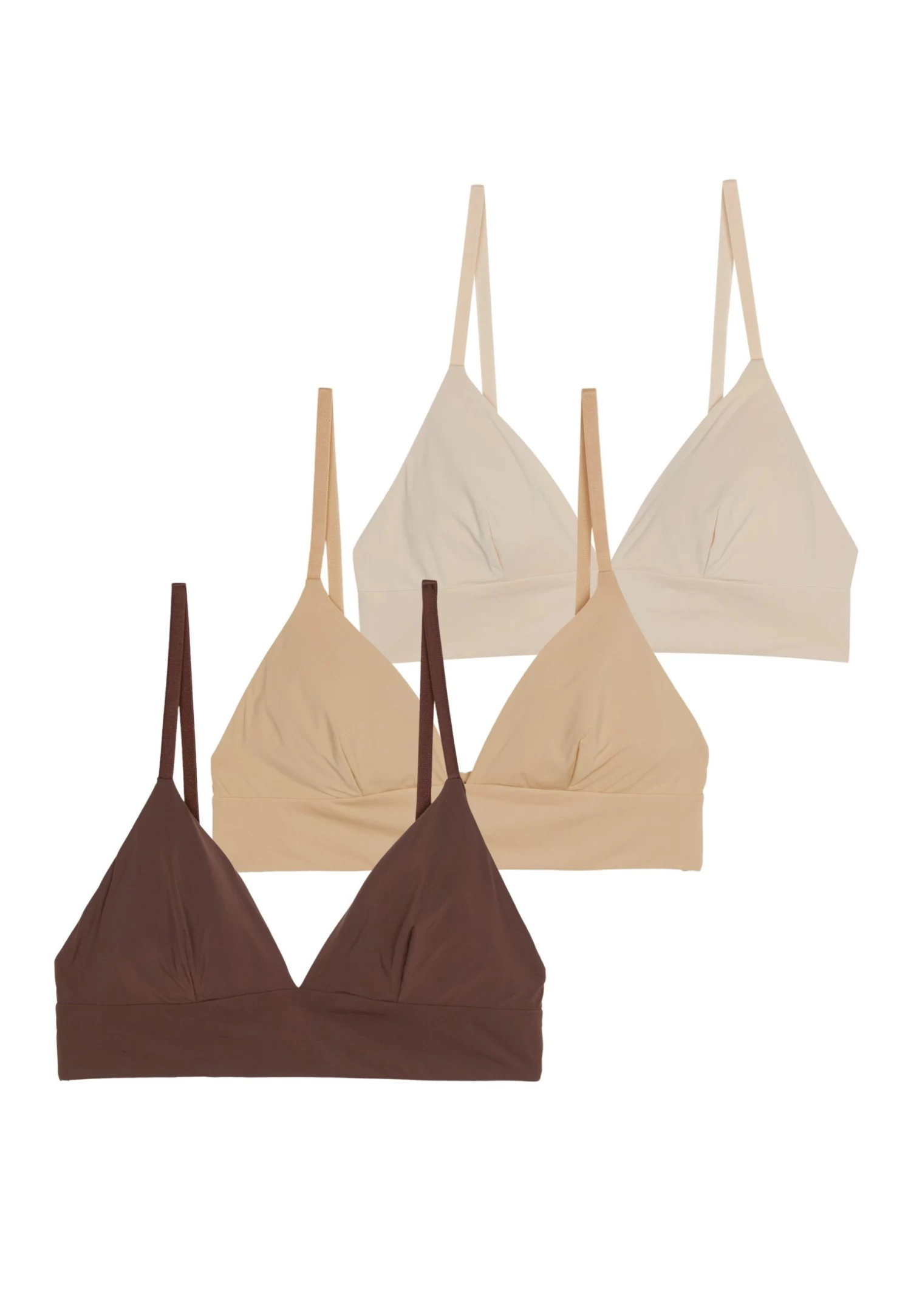 Anna Field 3 Pack - Soutien-Gorge Triangle - Nude – Image 4