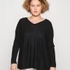 Plus Size - Pullover - Black
