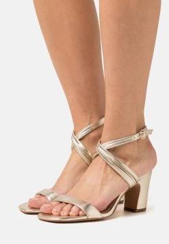 Anna Field Leather - Sandales À Talons Hauts - Gold-Coloured