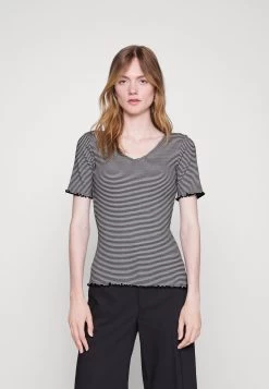 Anna Field T-Shirt Imprimé - White/Black