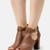 Anna Field Leather - Sandales Classiques / Spartiates - Cognac