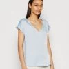 Anna Field T-Shirt Basique - Light Blue