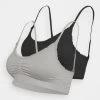 Anna Field Maternity Seamless Bra 2 Pack - Brassière - Grey/Black