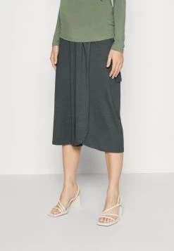 Maternity Basic Midi Skirt - Jupe Crayon - Light Green