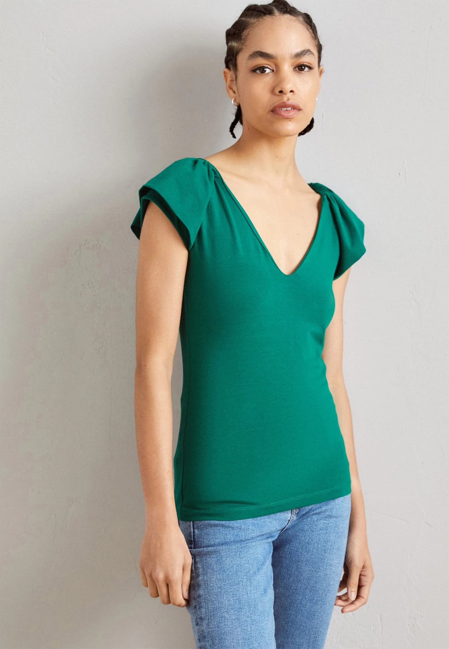 Anna Field T-Shirt Basique - Dark Green