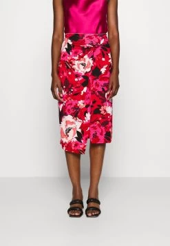 Anna Field Front Knot Midi Skirt - Jupe Crayon - Pink