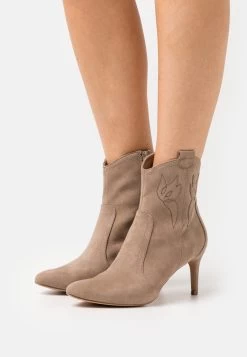 Anna Field Bottines Ă Talons Hauts - Taupe