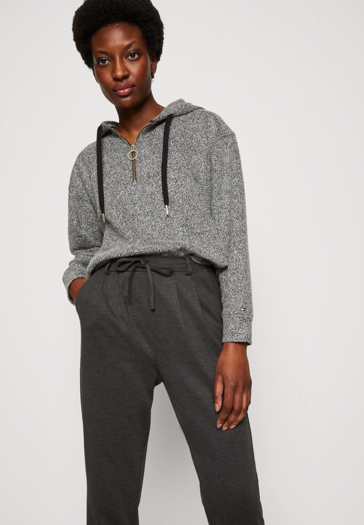 Anna Field Pantalon Classique - Mottled Dark Grey – Image 4