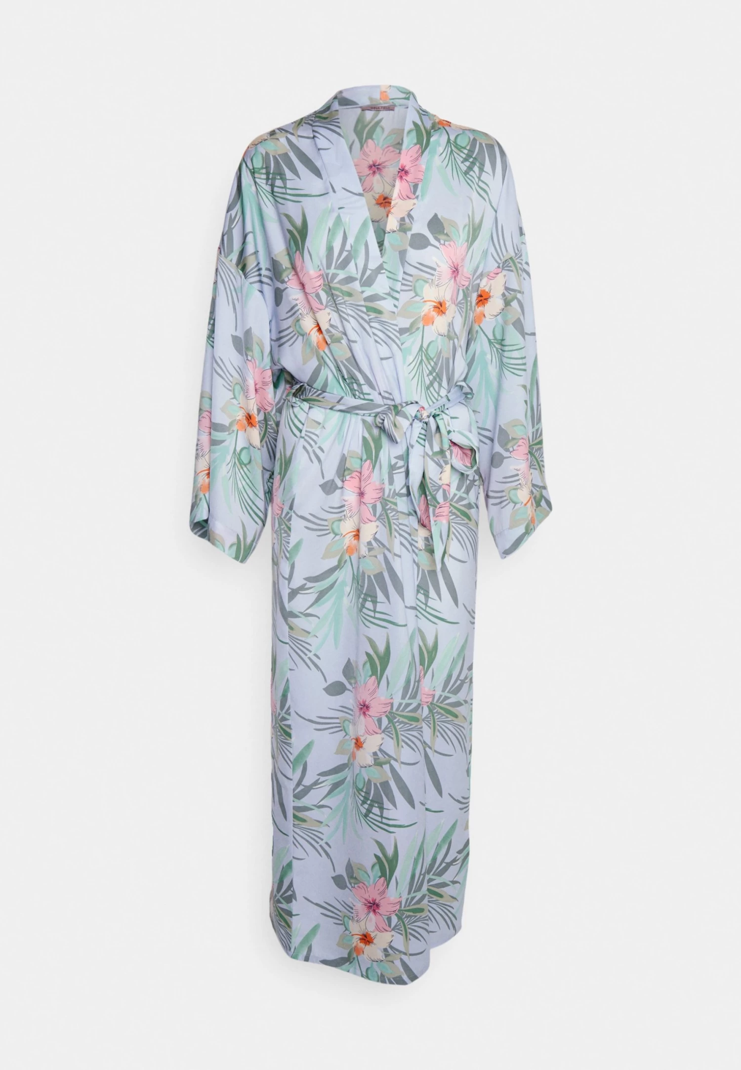Anna Field Floral Robe - Peignoir - Blue – Image 5