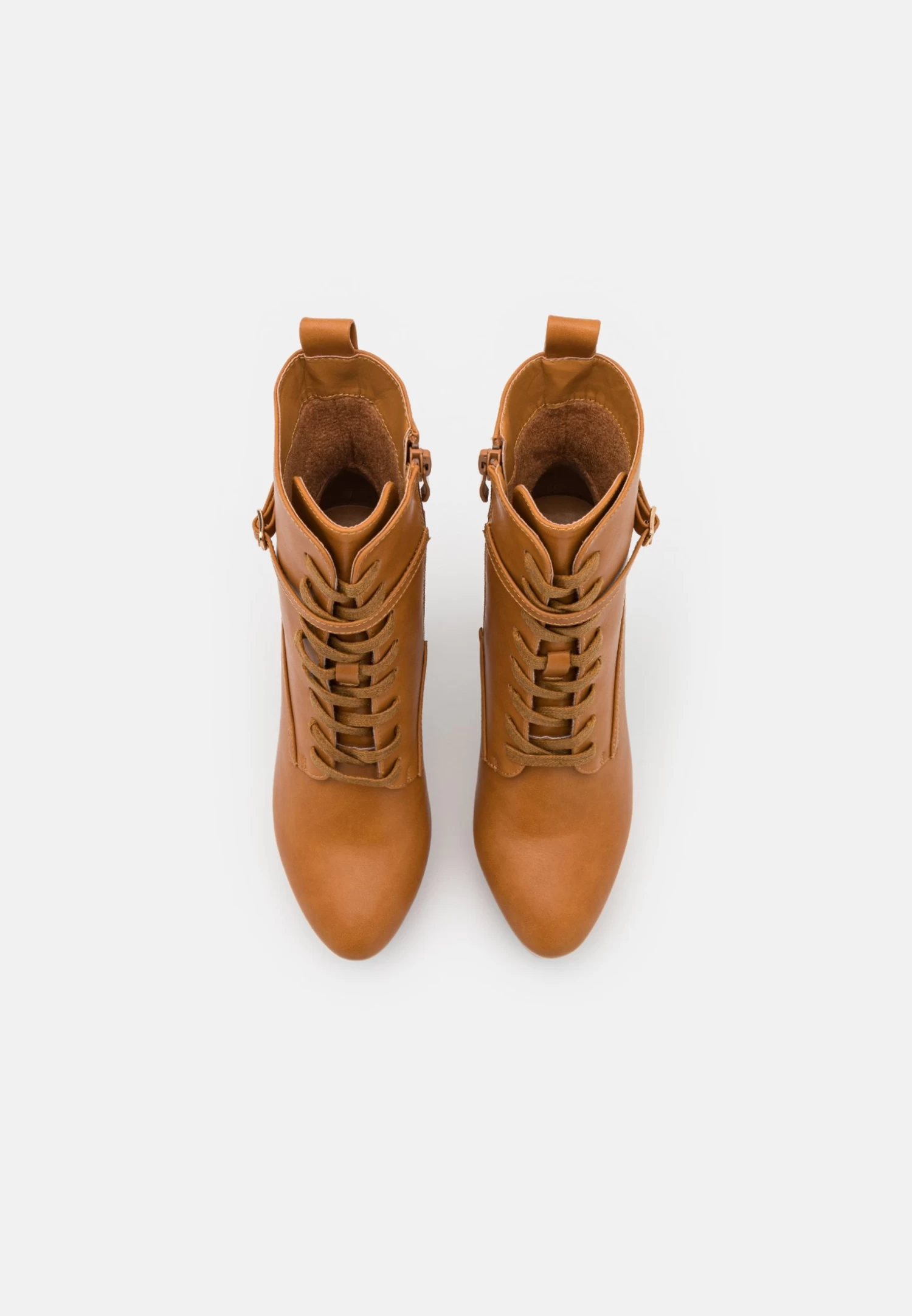 Anna Field Bottines À Lacets - Cognac – Image 6