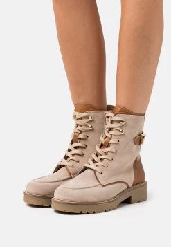 Anna Field Leather - Bottines Ă Lacets - Taupe
