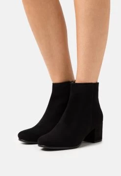 Leather - Bottines - Black