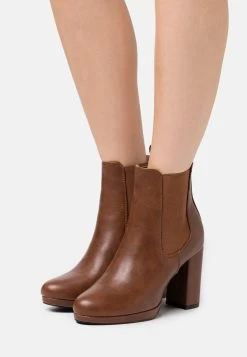 Anna Field Bottines Ă Talons Hauts - Cognac