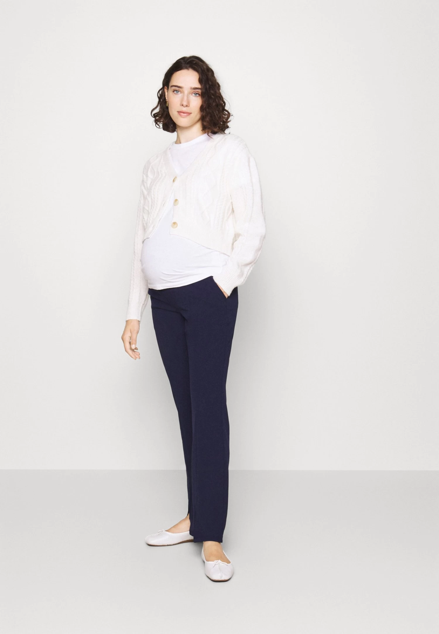 Maternity Business Flare - Pantalon De SurvĂȘtement - Dark Blue â Image 2