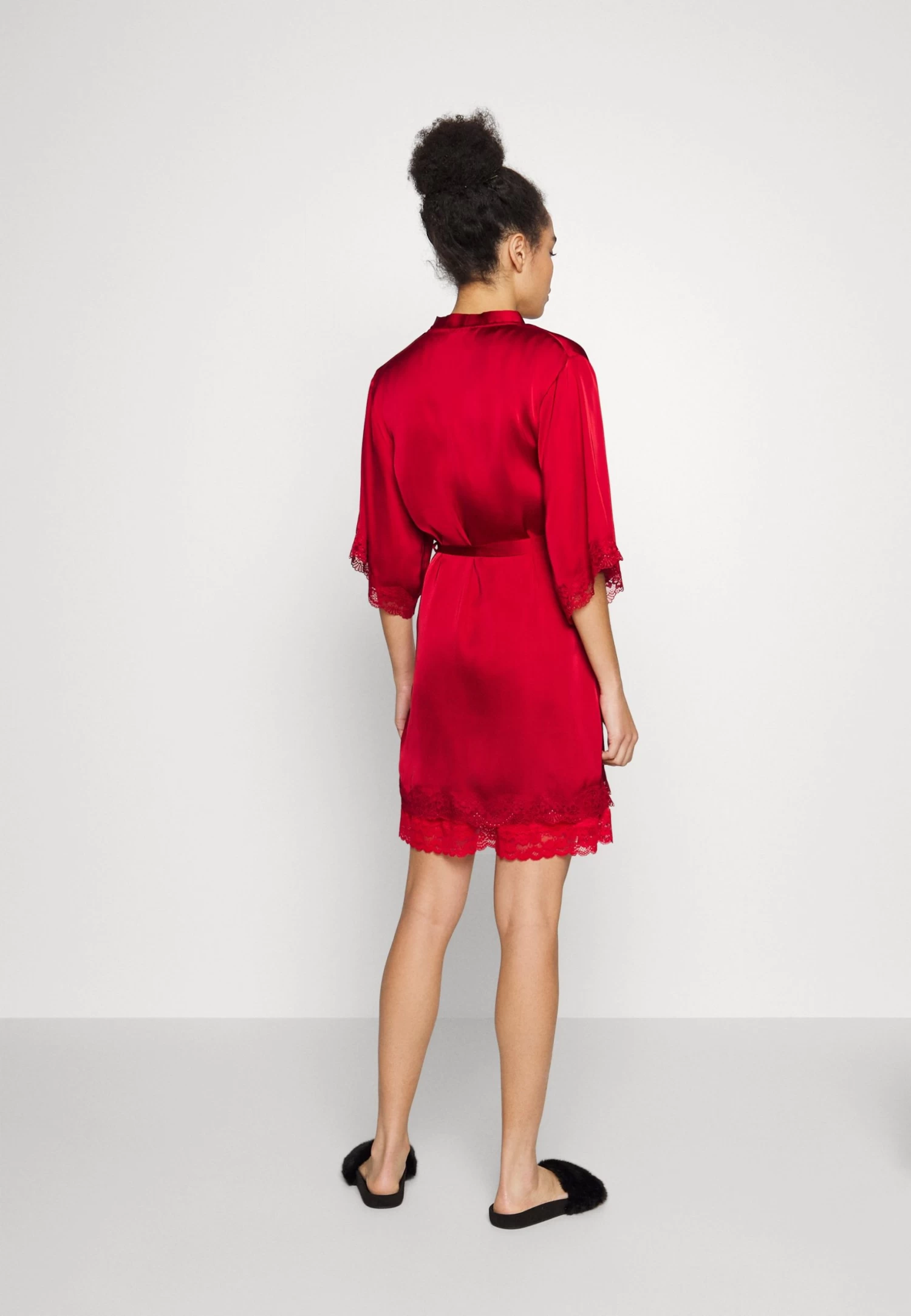 Anna Field Peignoir - Red – Image 3